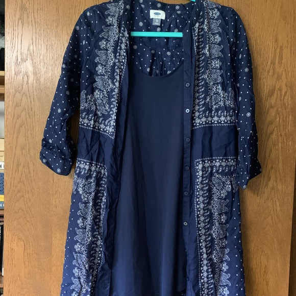Old Navy Dresses & Skirts - Blue patterned old navy dress